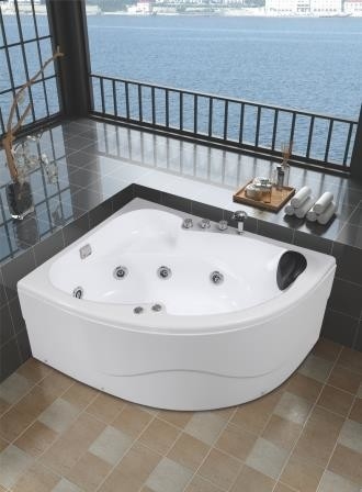 Ecke Whirlpool Dusche Badewannen Blasenmassage Dreieck Luftstrahl Whirlpool Badewannen