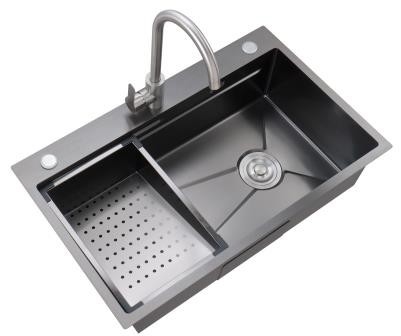 304SS Edelstahl-Werkwaschbecken Nano-Beschichtung Edelstahl-Einfach-Küchenbecken