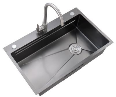 304SS Edelstahl-Werkwaschbecken Nano-Beschichtung Edelstahl-Einfach-Küchenbecken