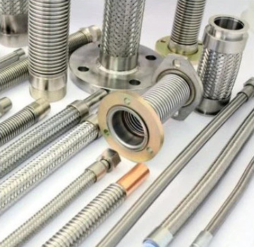 SS304 316L Geflechtete flexible Schlauchrohr gewölbt Flexible Metallschlauch rostfeste Korrosionsbeständige
