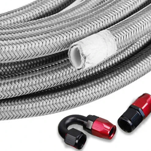 5/16 Zoll Flexible Schläuche Edelstahl geflochten PTFE geflochten Brennstofföl Kühlschlauchlinien