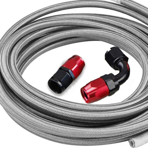 5/16 Zoll Flexible Schläuche Edelstahl geflochten PTFE geflochten Brennstofföl Kühlschlauchlinien