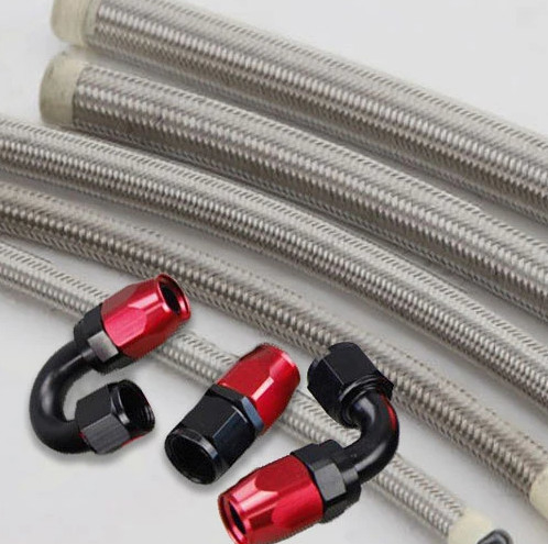 5/16 Zoll Flexible Schläuche Edelstahl geflochten PTFE geflochten Brennstofföl Kühlschlauchlinien