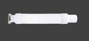 Plastik-Kardan-Teleskop-Wc-Rohranschluss 1 - 1 / 2in X 40mm Pan-Anschluss Flexibel