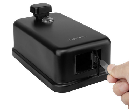 INOVI ZSH12-1200BF-SCHWARZ Wandmontierte Matte-Schwarze Seife-Dispenser für das Bad