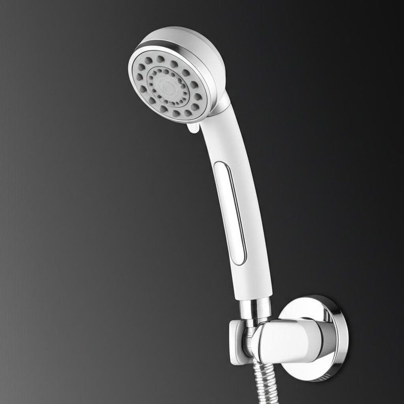 Chrome Messing Thermostatischer Duschhahn Kombinierter Brandschutz mit Multi-Funktion Handspray