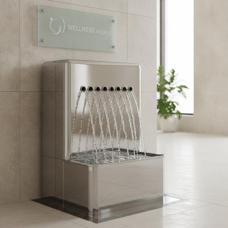 Waist Jet SPA-Bad mit Chromveredelung perfekte Lösung für Fitnessclubs Wellnesszentren und Hotel-Spa-Installationen